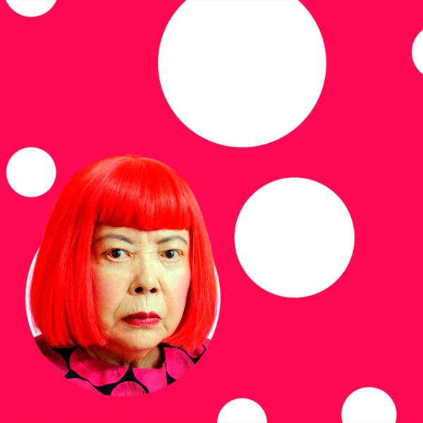 Yayoi Kusama, la artista de 94 años que vive desde 1977 en un psiquiátrico de Tokio y es un icono global