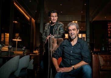 Rodrigo Cortés y Fernando León de Aranoa, retratados en el Gran Hotel Ingés de Madrid