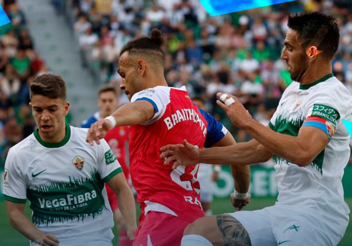Un momento del partido