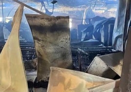 SAFA pide colaboración con un video para reconstruir las naves calcinadas por el fuego en Andújar