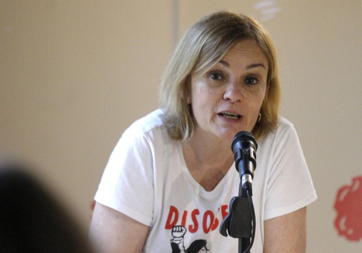 La diputada del Grupo Mixto en la Junta General del Principado de Asturias Covadonga Tomé (Somos Asturies)