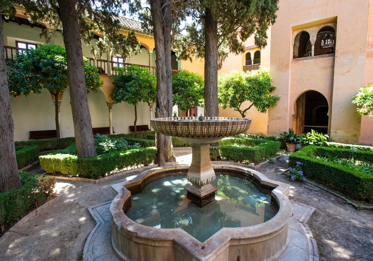 El patio de Lindaraja que inmortalizó el pintor impresionista valenciano