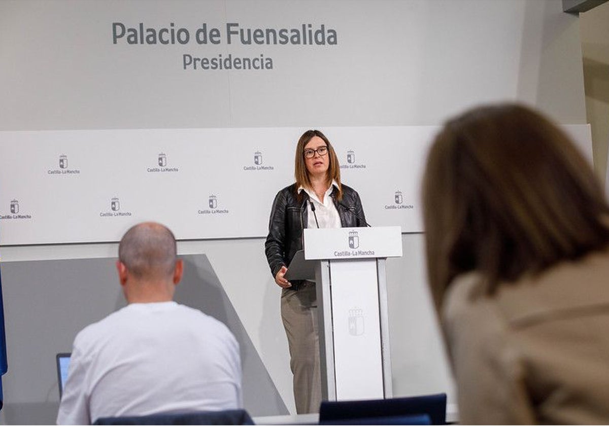 Esther Padilla, portavoz del Gobierno de Castilla-La Mancha