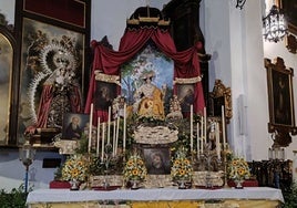 El risco de la Divina Pastora de Capuchinos de Córdoba recuerda los 800 años del 'Cántico de las criaturas'
