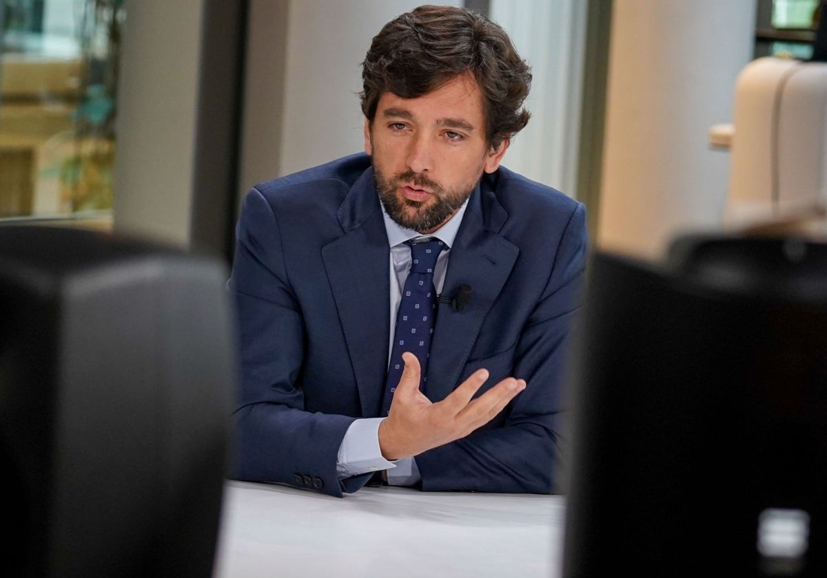El eurodiputado del PP Adrián Vázquez