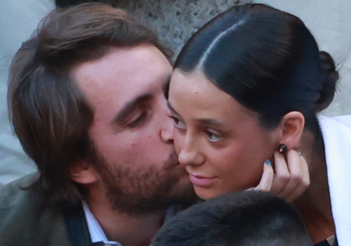 Borja Moreno y su beso a Victoria Federica en la Plaza de Toros de Las Ventas.