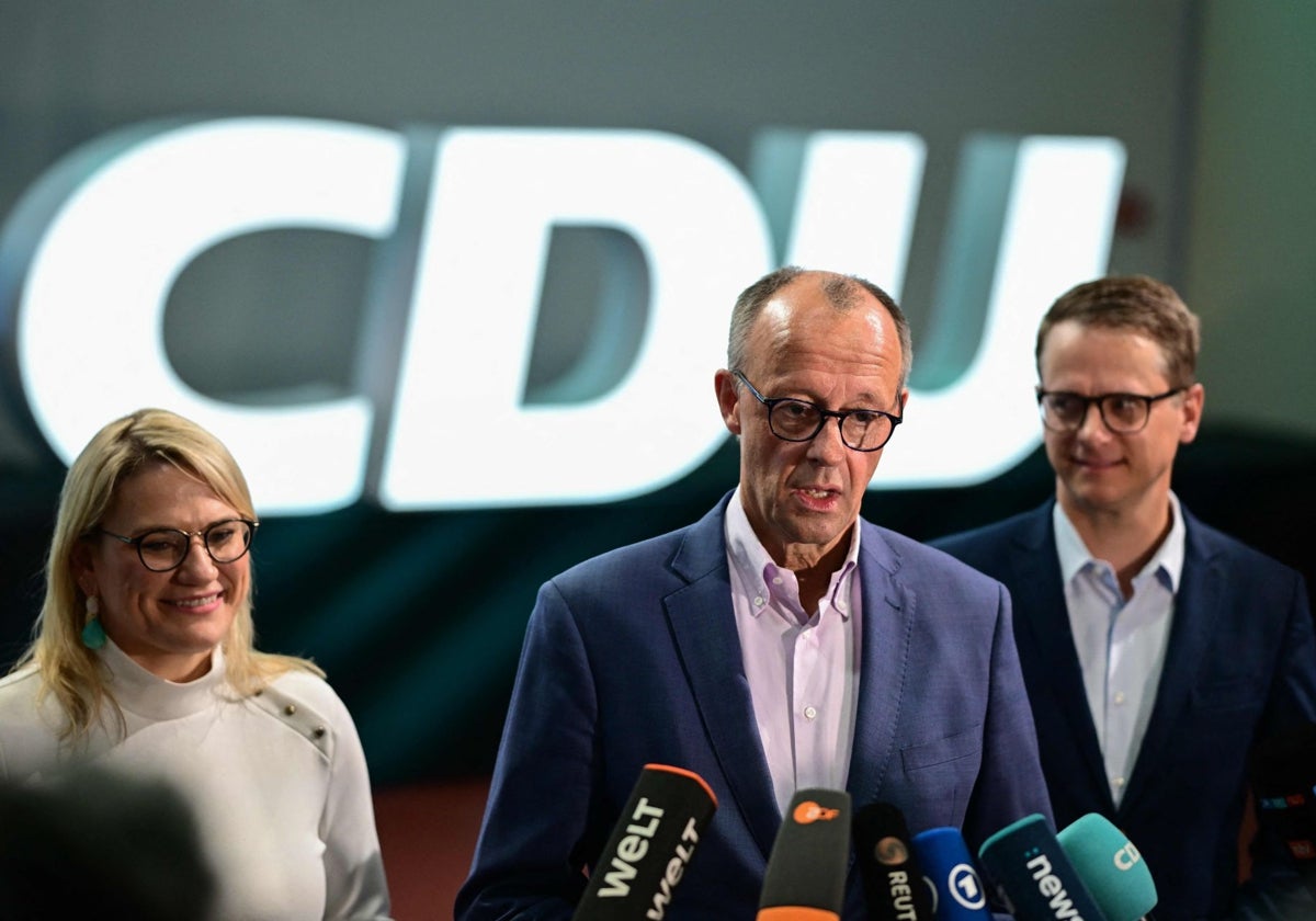 El líder de la Unión Demócrata Cristiana (CDU) de Alemania, Friedrich Merz