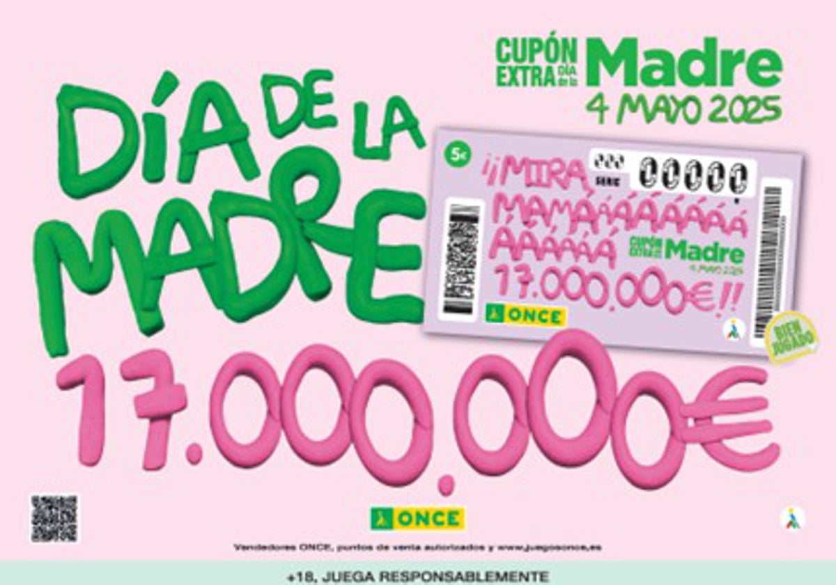 Comprobar Sorteo Cupón Extra Día de la Madre de la ONCE, en directo: número del décimo ganador y lista de premios hoy, domingo 4 de mayo
