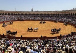 La XXXIX Exhibición de Enganches de Sevilla se celebra este miércoles tras su aplazamiento