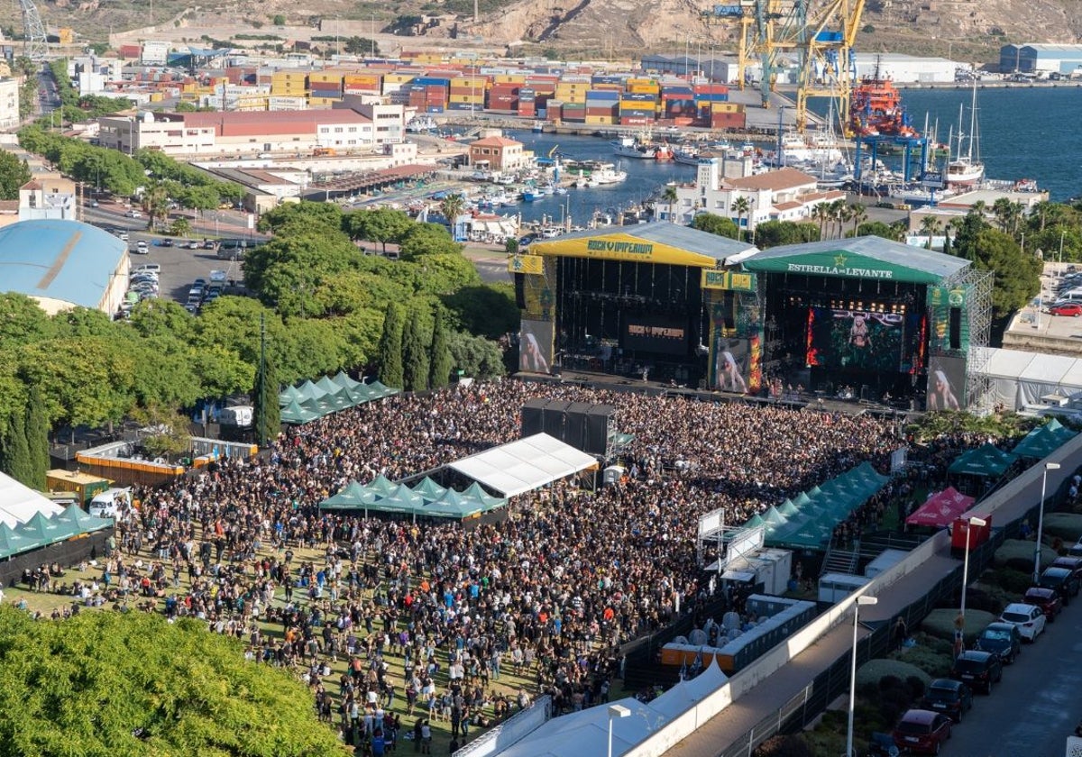 El festival Rock Imperium se celebra en Cartagena