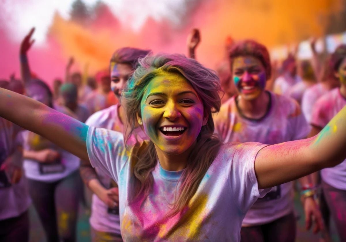 Música, diversión y solidaridad en la III Run Color este sábado en el Parque Moret