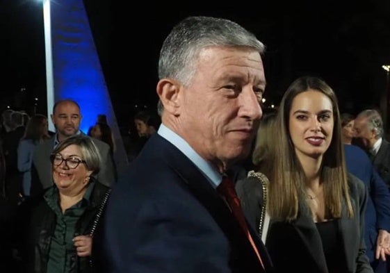 Carmelo Romero y su hija Milagros, futura alcaldesa de Palos de la Frontera