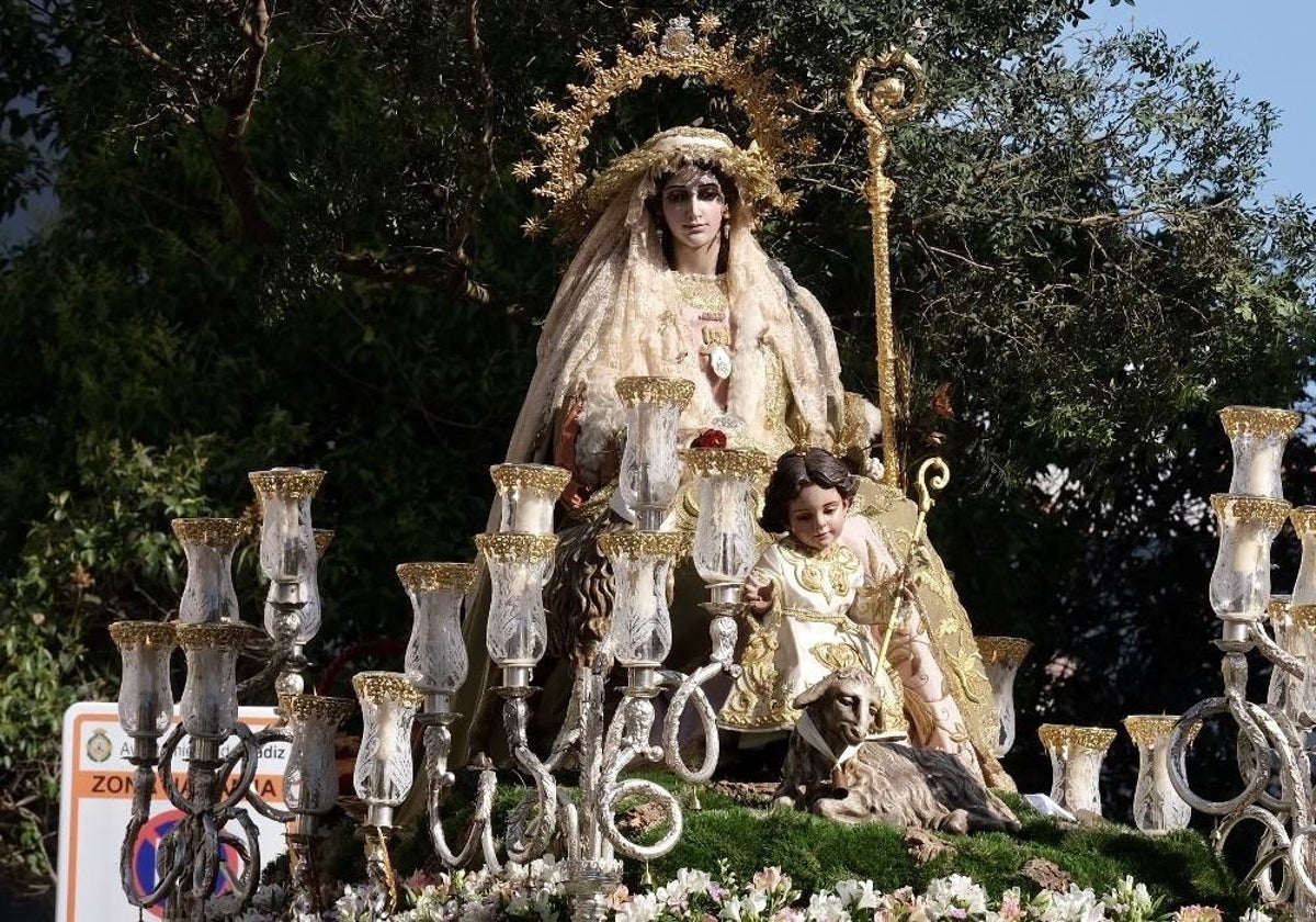 Horario e itinerario de la procesión de la Pastora de Trille en Cádiz