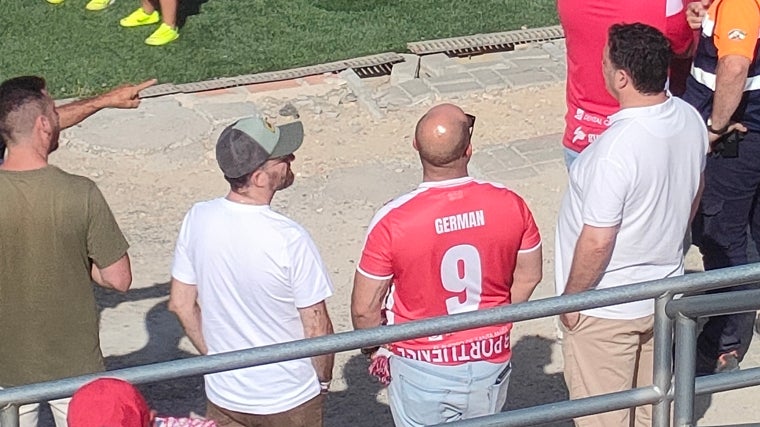 Germñan Beardo acudió al Racing Portuense - Arcos.