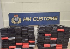 Incautan 120 kilos de cocaína en un granelero que había hecho escala en Gibraltar para repostar