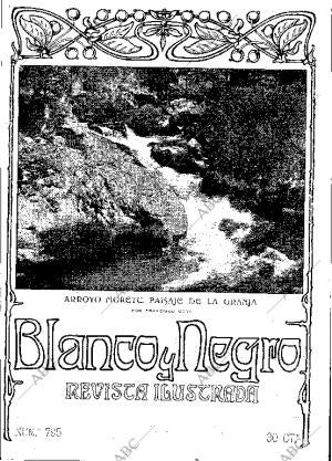 BLANCO Y NEGRO MADRID 28-07-1906